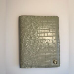 Poi and Hun Discbound Half Letter Desk Agenda Folio Cover - Sage